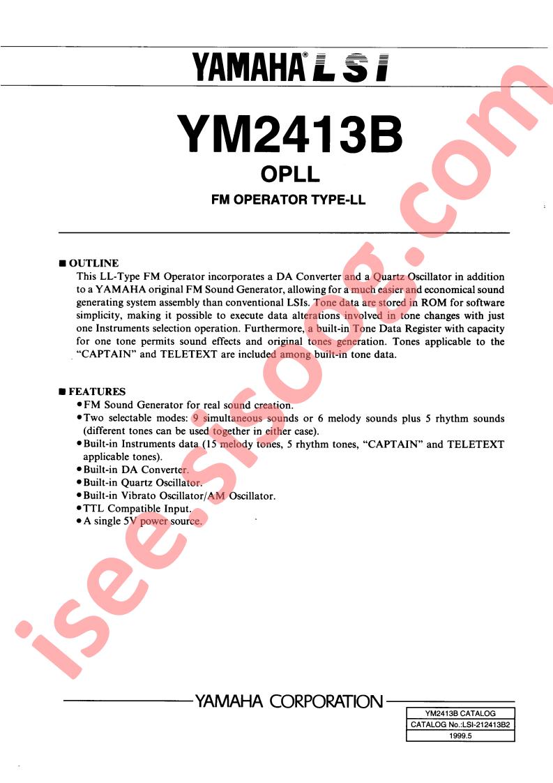 YM2413B