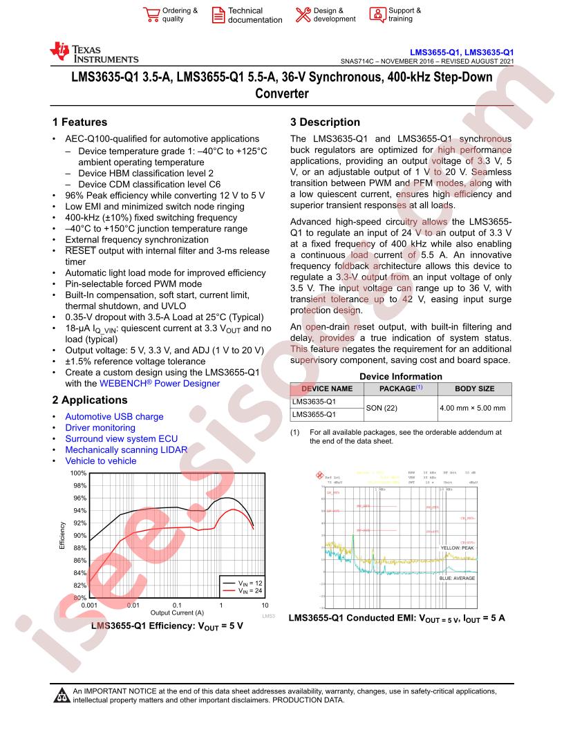 LMS3655-Q1