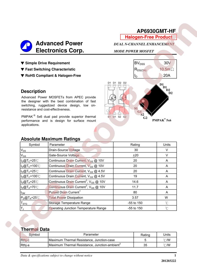 AP6930GMT-HF