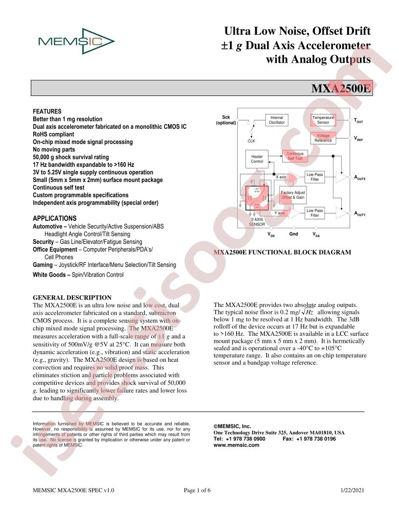 MXA2500EL