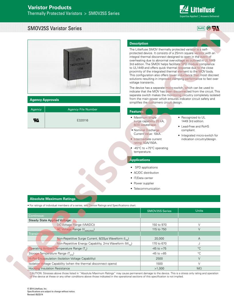 SMOV25S551MP