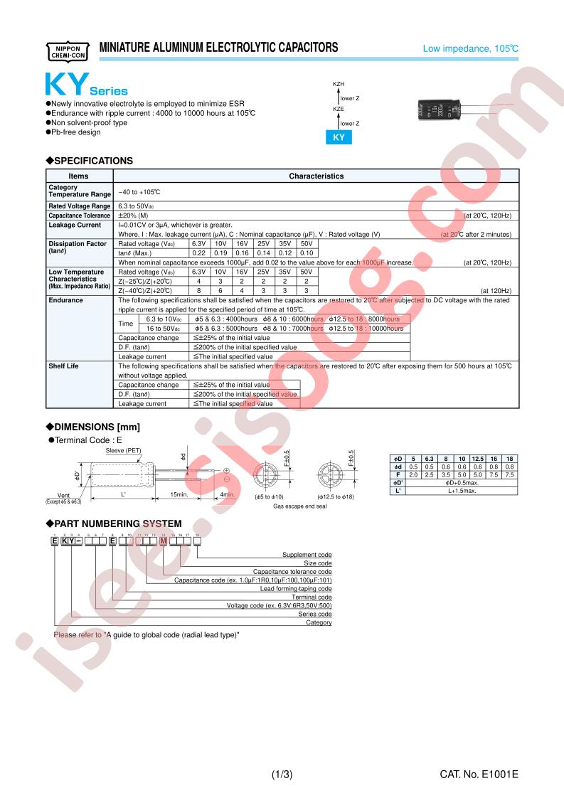 EKY-6R3ESS122MH20D