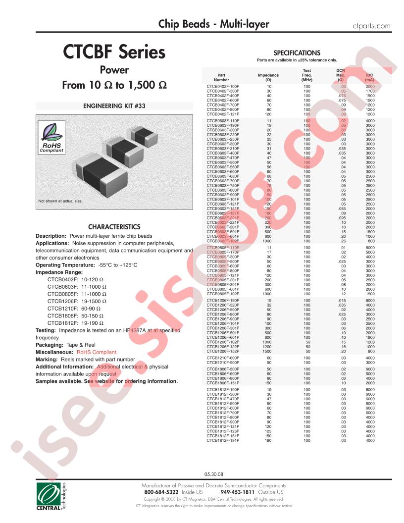 CTCB1812F-121P