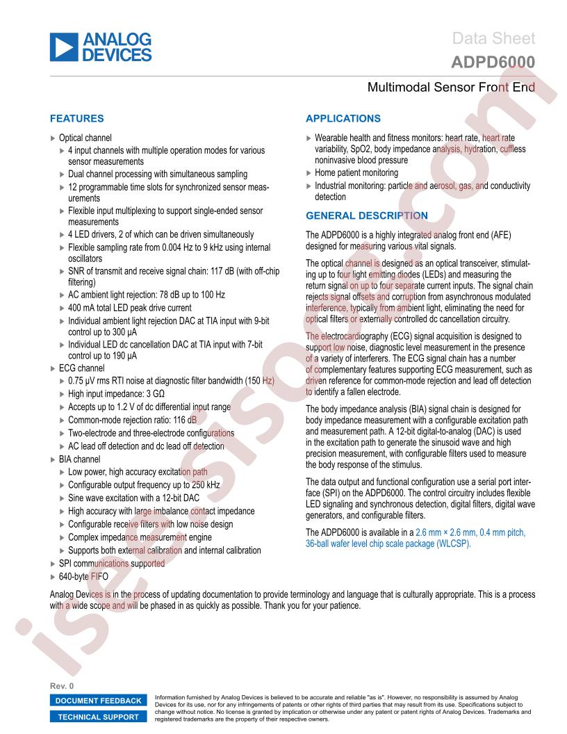 EVAL-ADPD6000Z