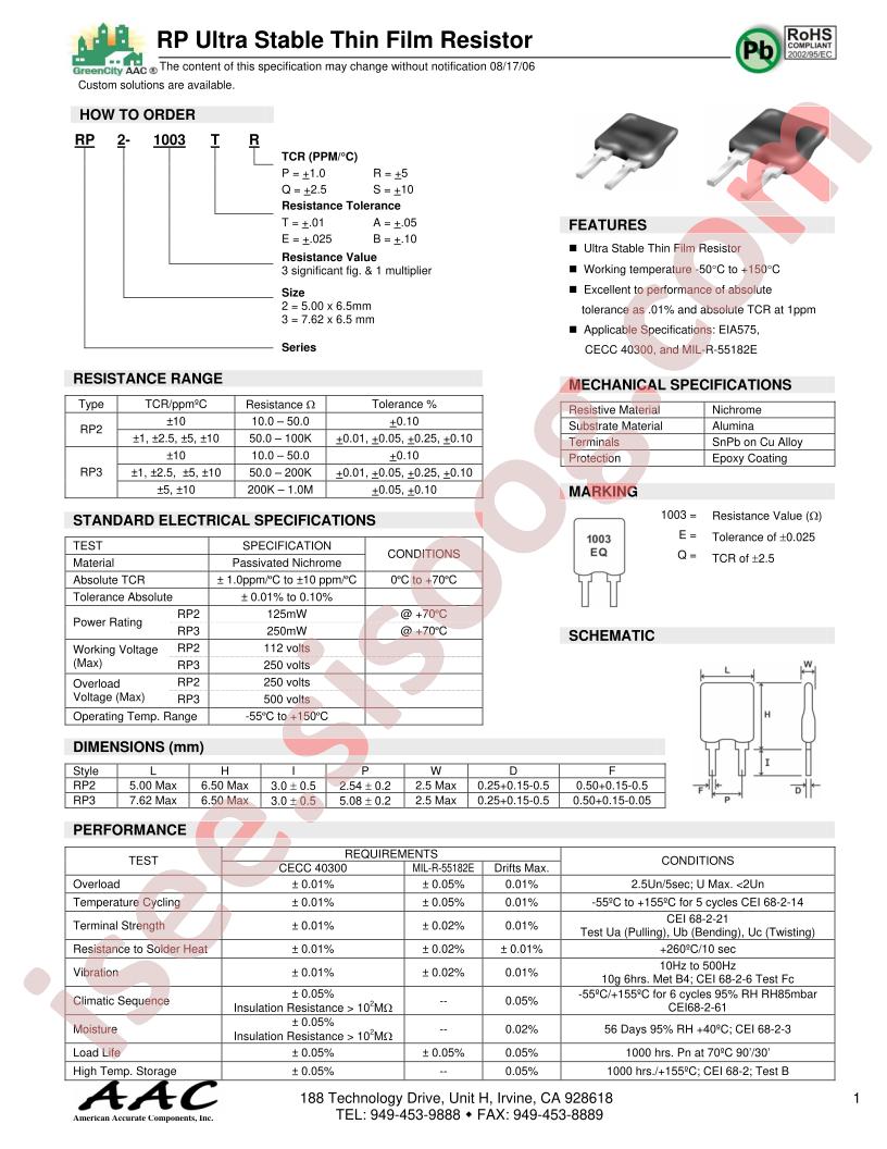 RP3-1003AQ