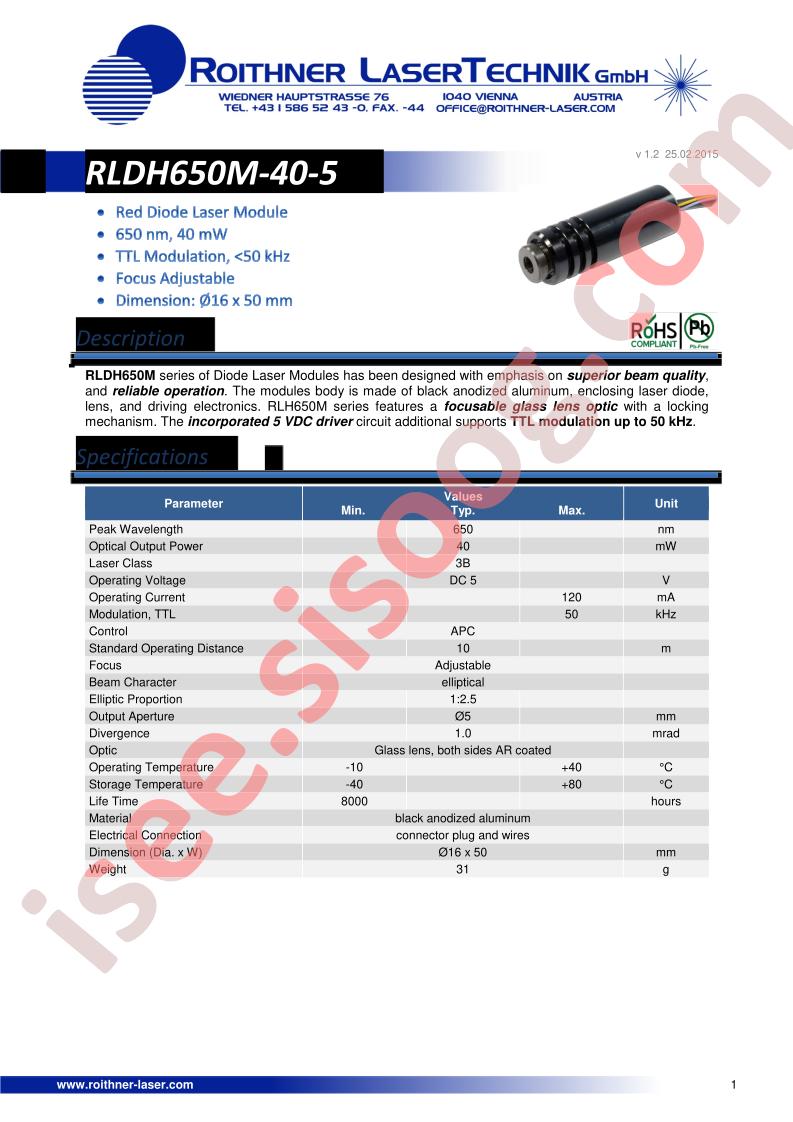 RLDH650M-40-5