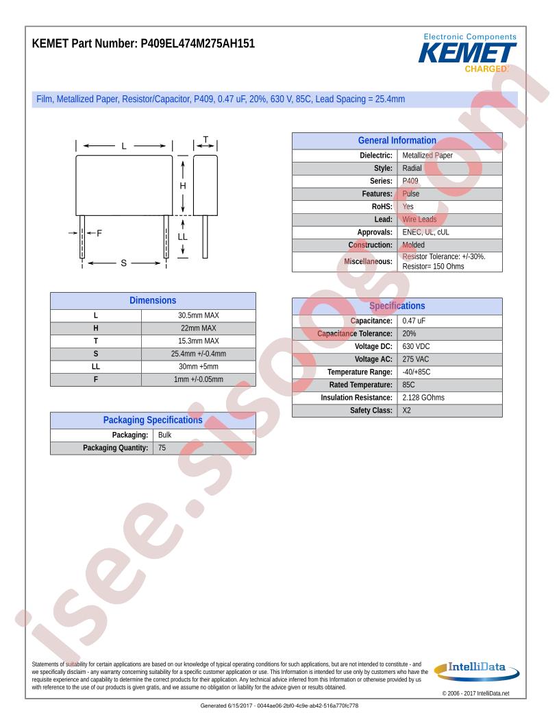 P409EL474M275AH151