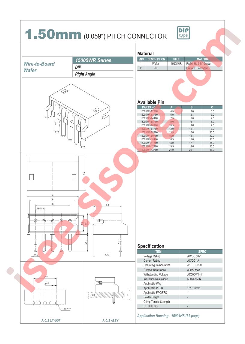 15005WR-03A00