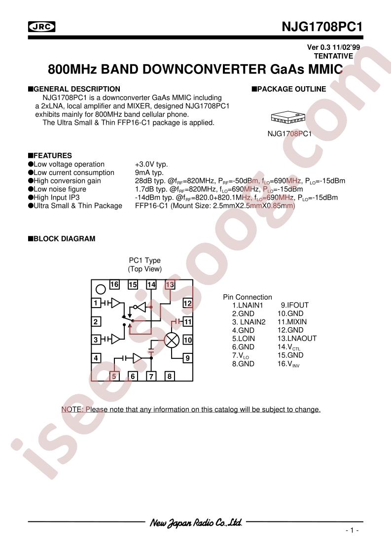 NJG1708PC1
