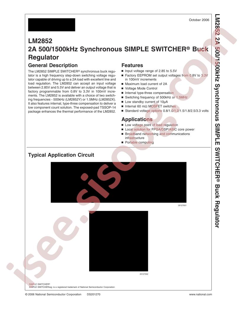 LM2852YMXA-1.2