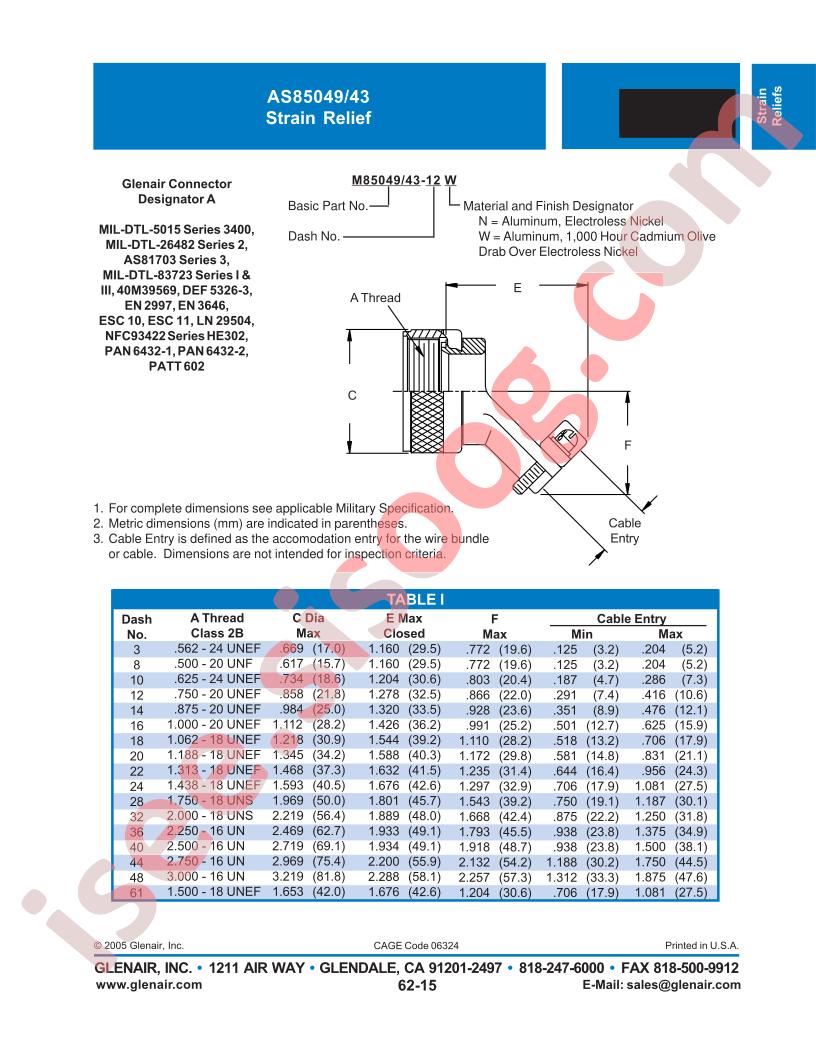 M85049-43-61W