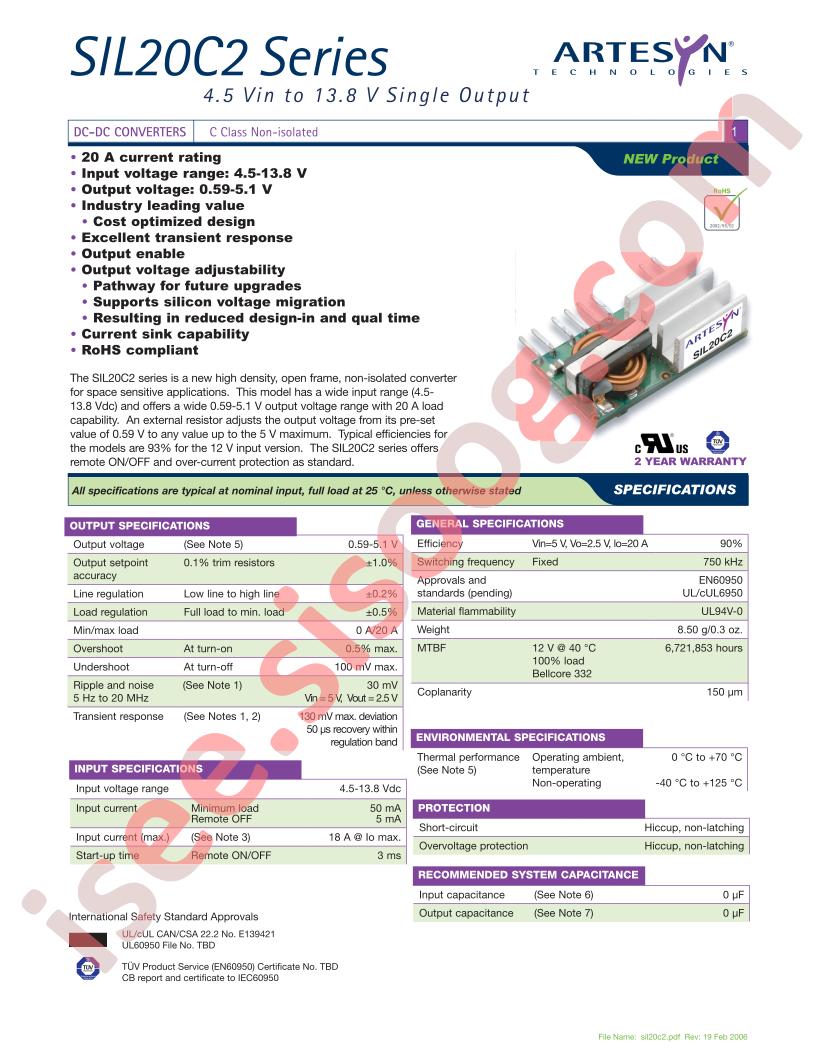 SIL20C-00SADJ-HJ