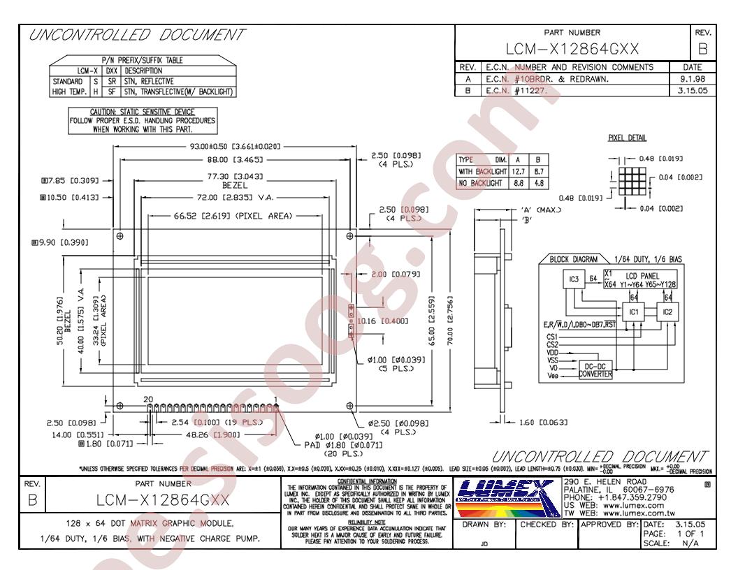 LCM-X12864GXX