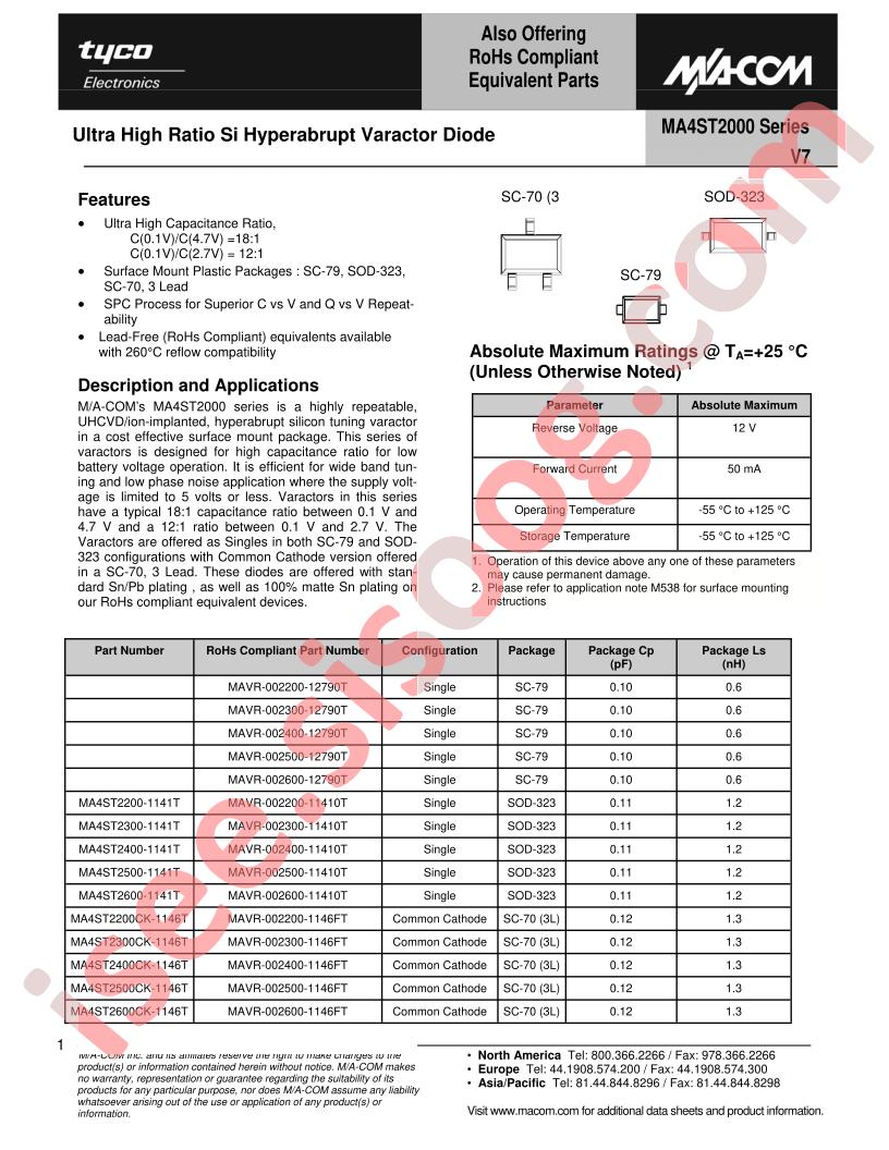 MA4ST2300CK-1146T