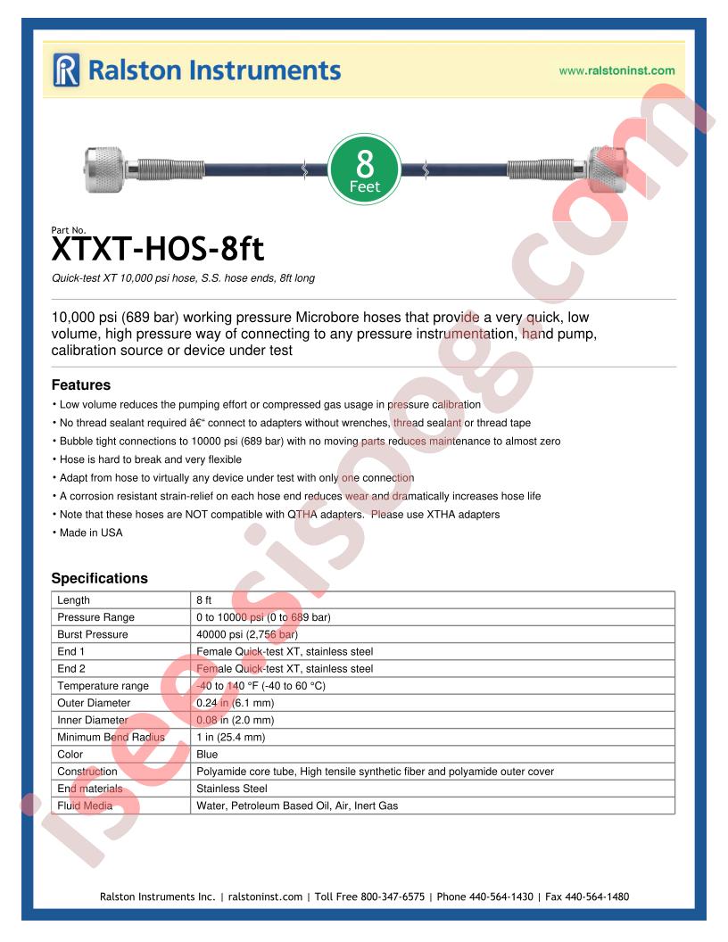 XTXT-HOS-8FT