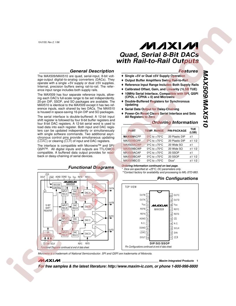 MAX509-MAX510