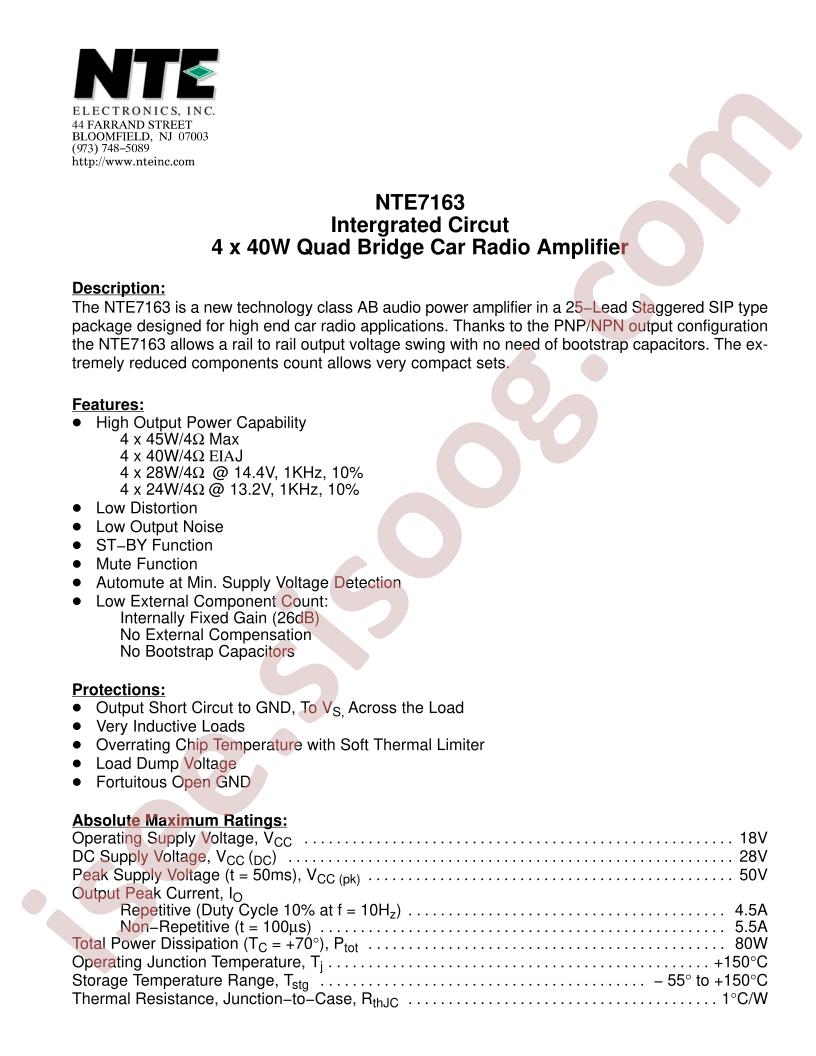 NTE7163