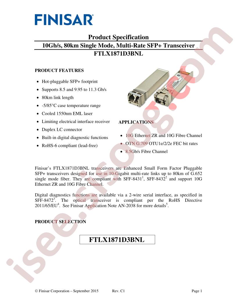 FTLX1871D3BNL
