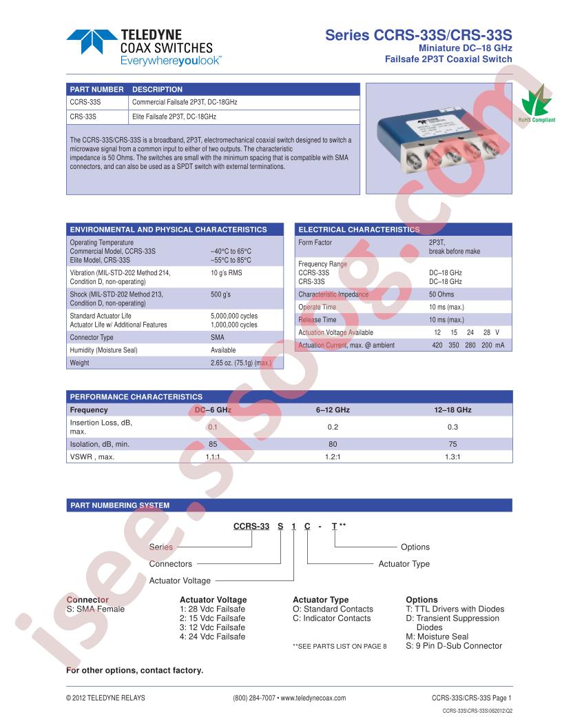 CCRS-33S1C-T