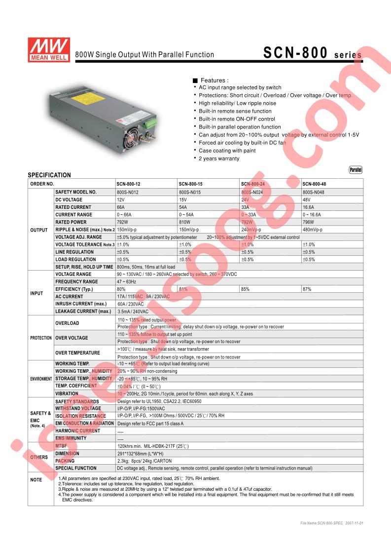 SCN-800-12