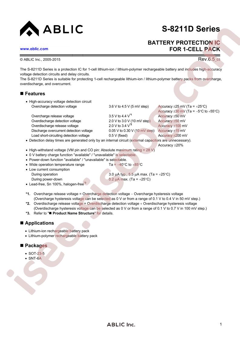 S-8211DAS-M5T1X