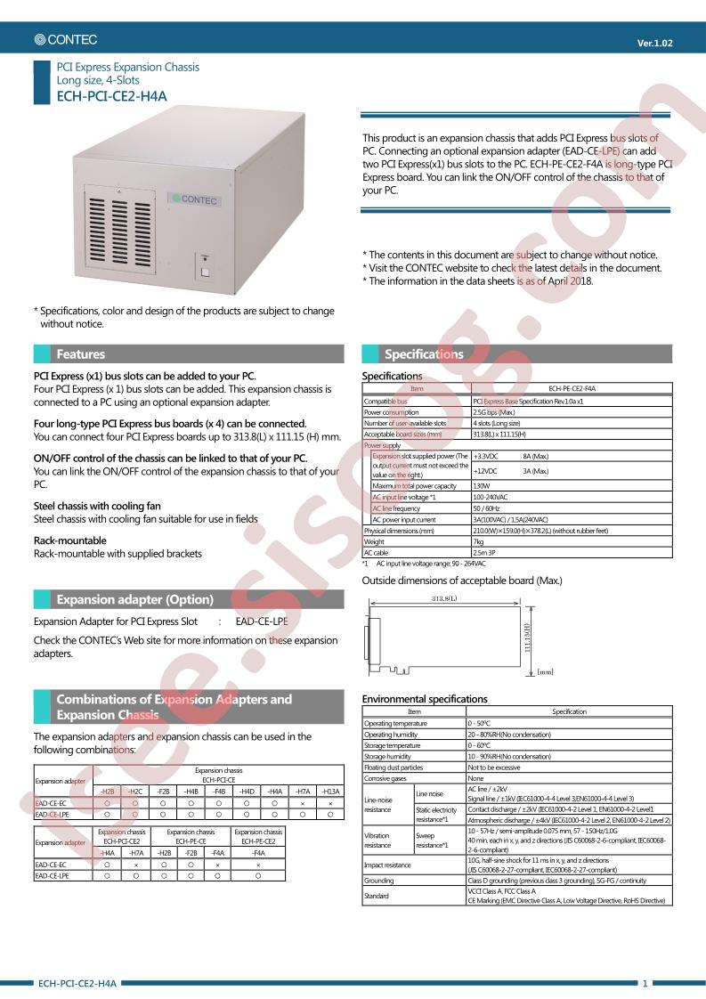 ECH-PCI-CE2-H4A