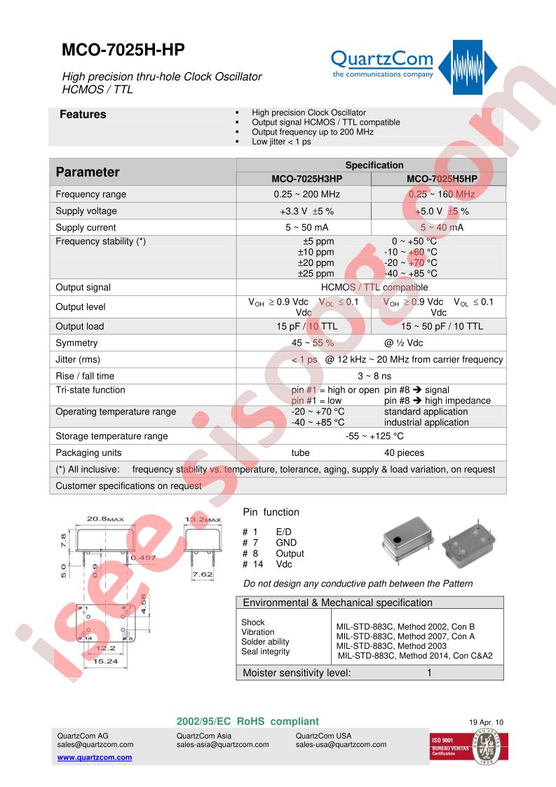 MCO-7025H5HP