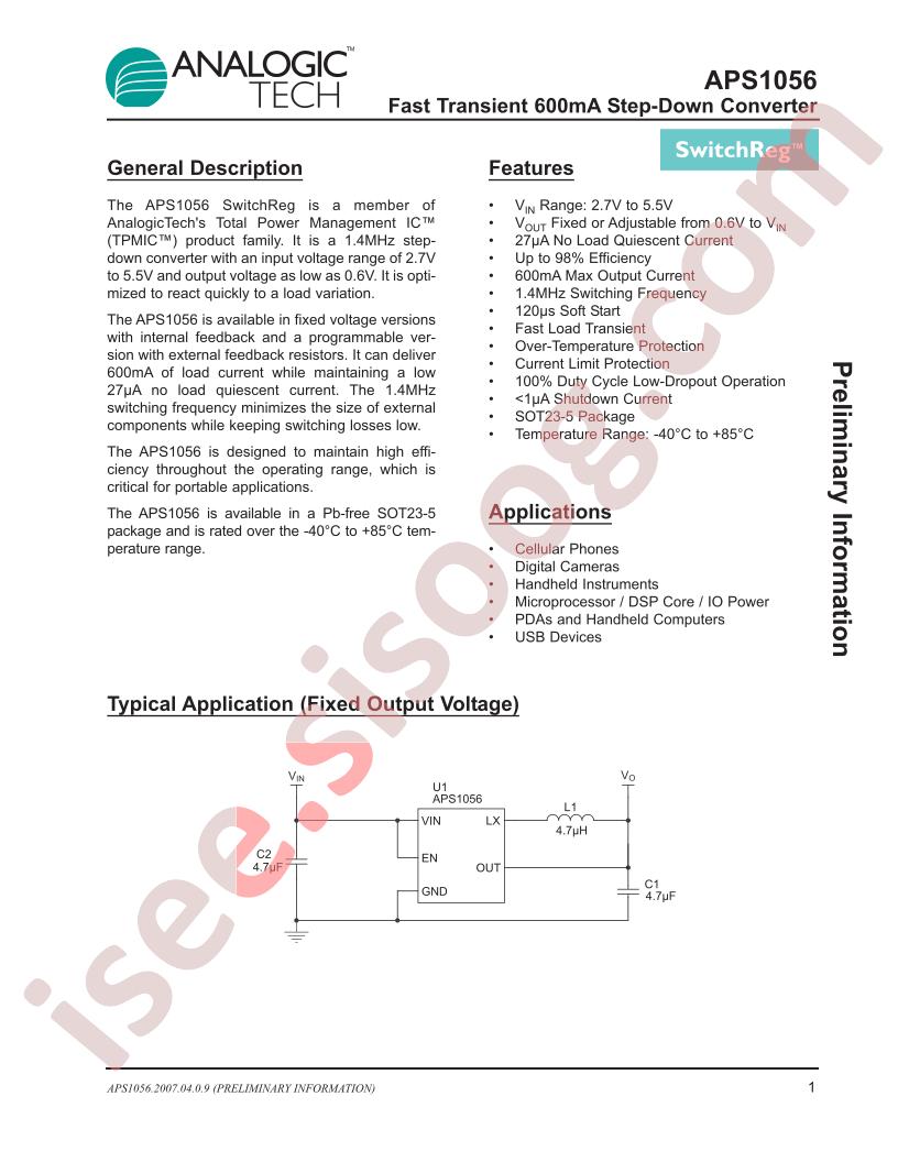 APS1056IGV-0.6-T1