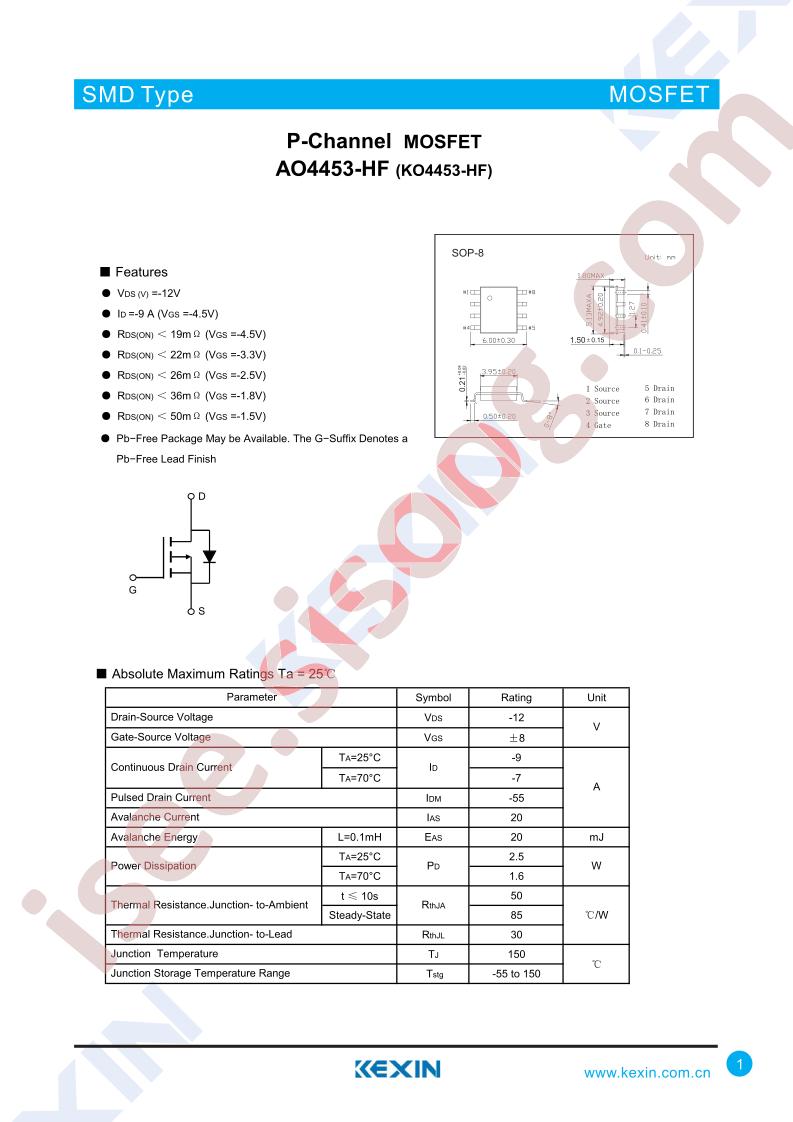 AO4453-HF