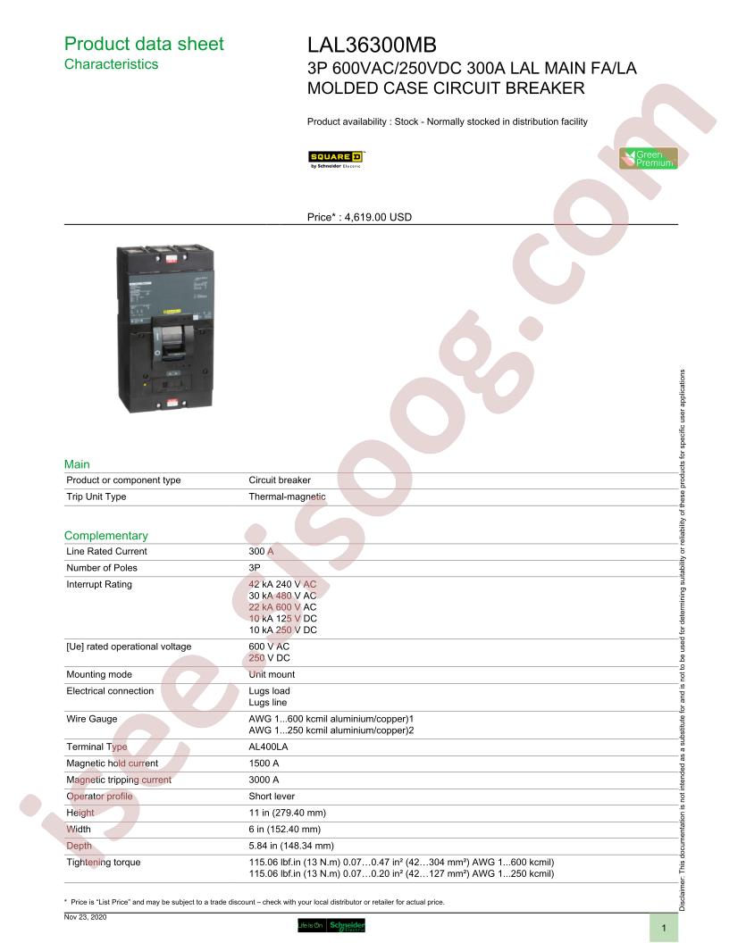 LAL36300MB