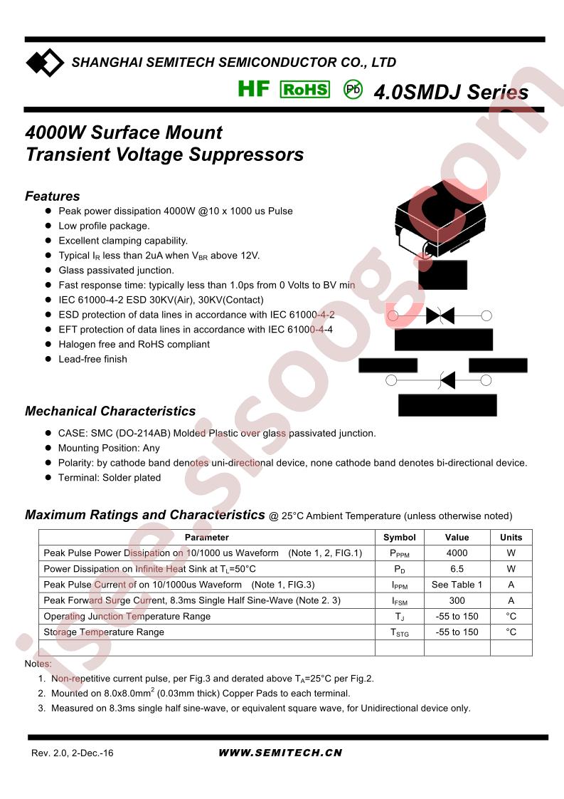 4.0SMDJ100CA