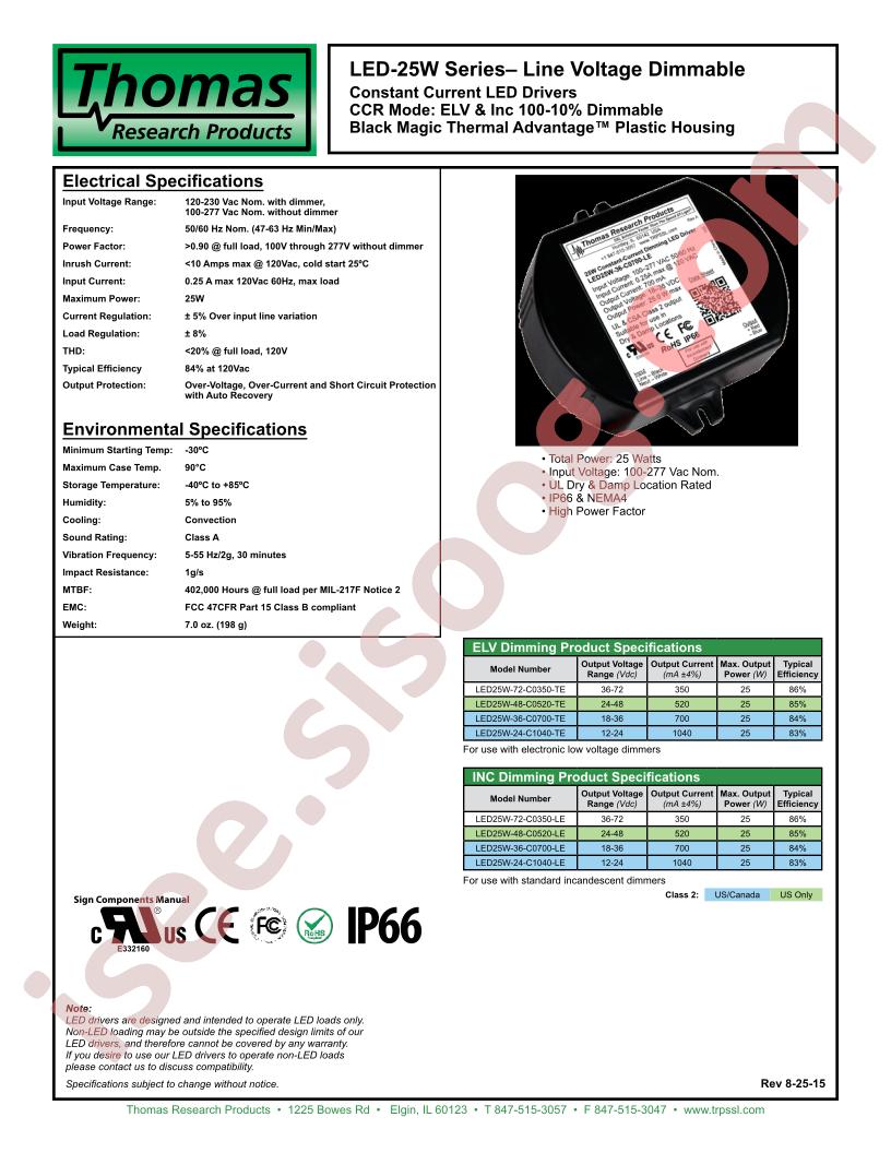 LED25W-48-C0520-LE