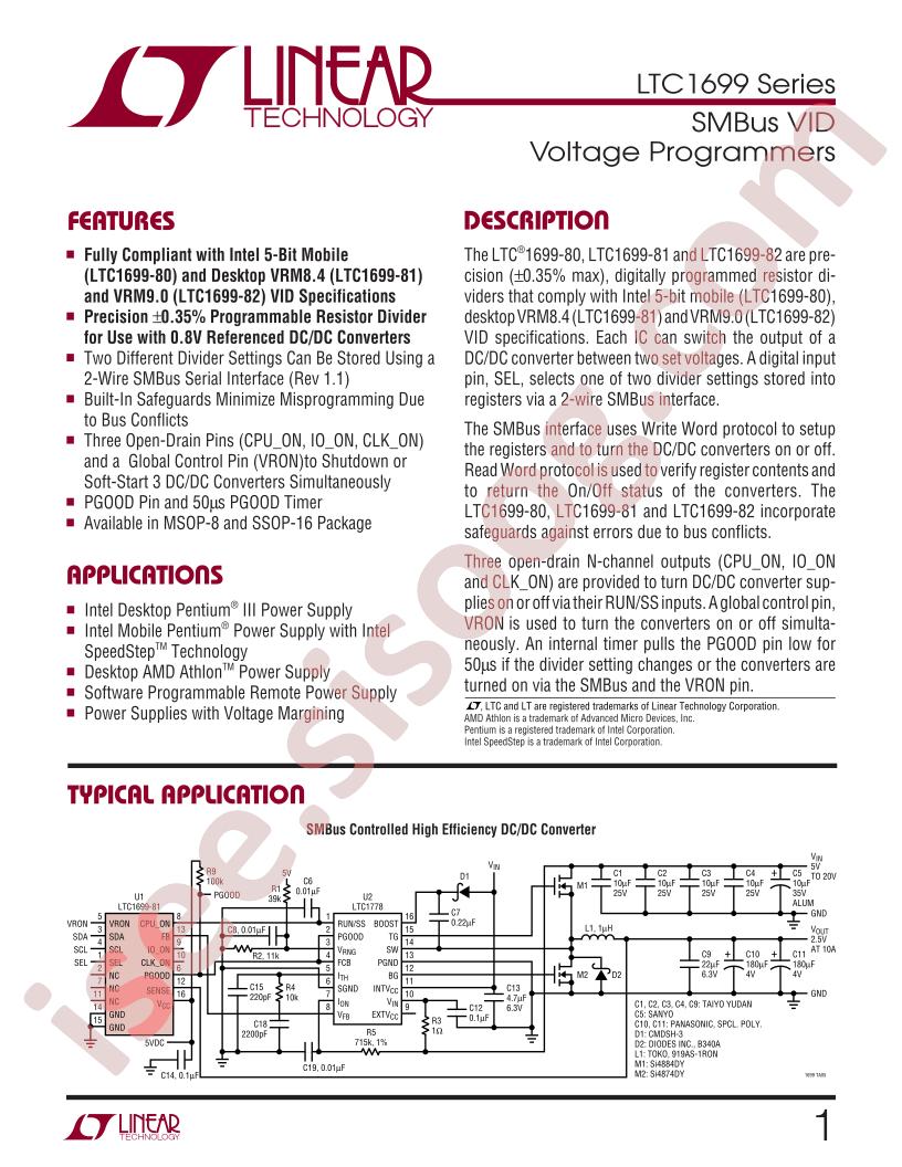 LTC1699EMS8-81