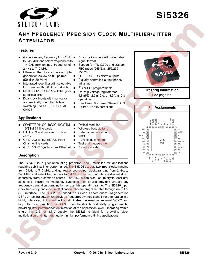 Si5326A-C-GM