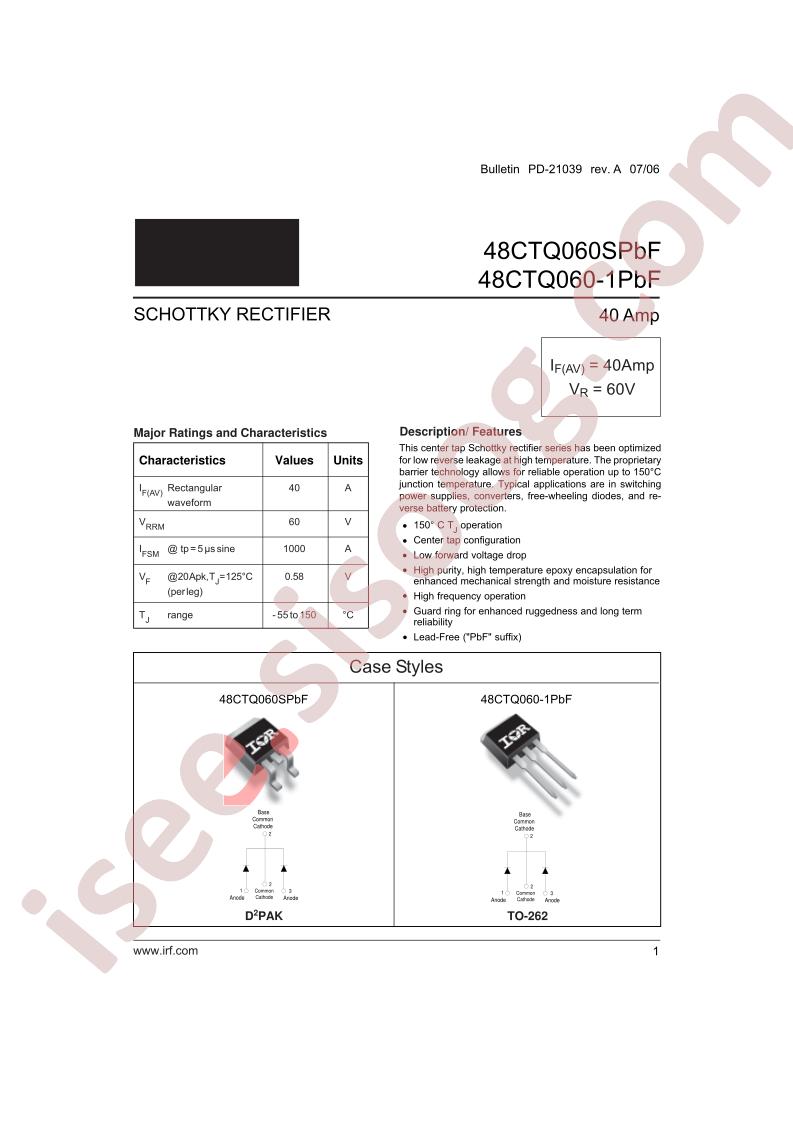 48CTQ060-1PBF