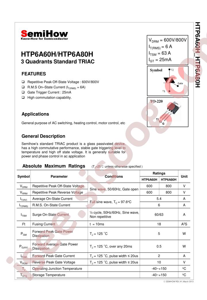 HTP6A60H