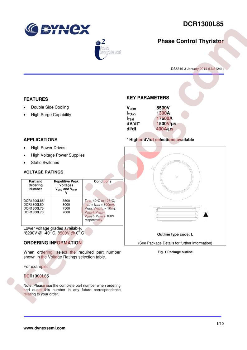 DCR1300L85