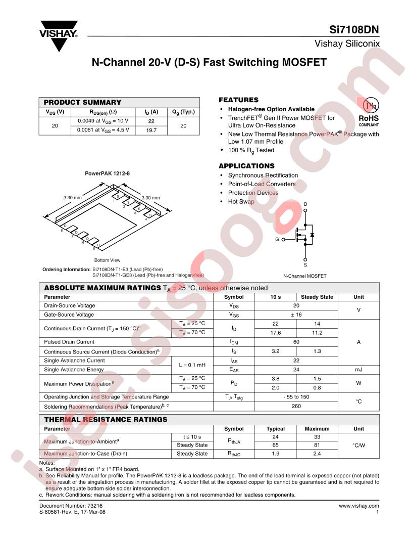 SI7108DN-T1-E3