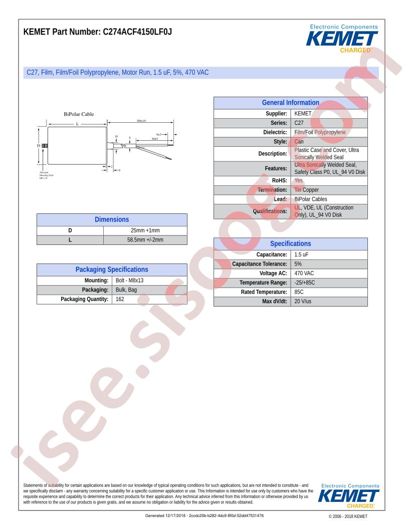 C274ACF4150LF0J