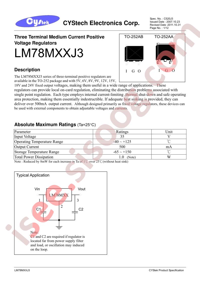 LM78M05J3