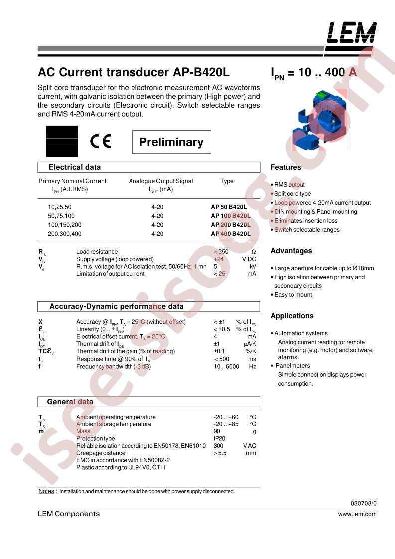 AP100-B420L