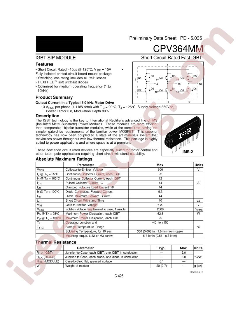 CPV364MM