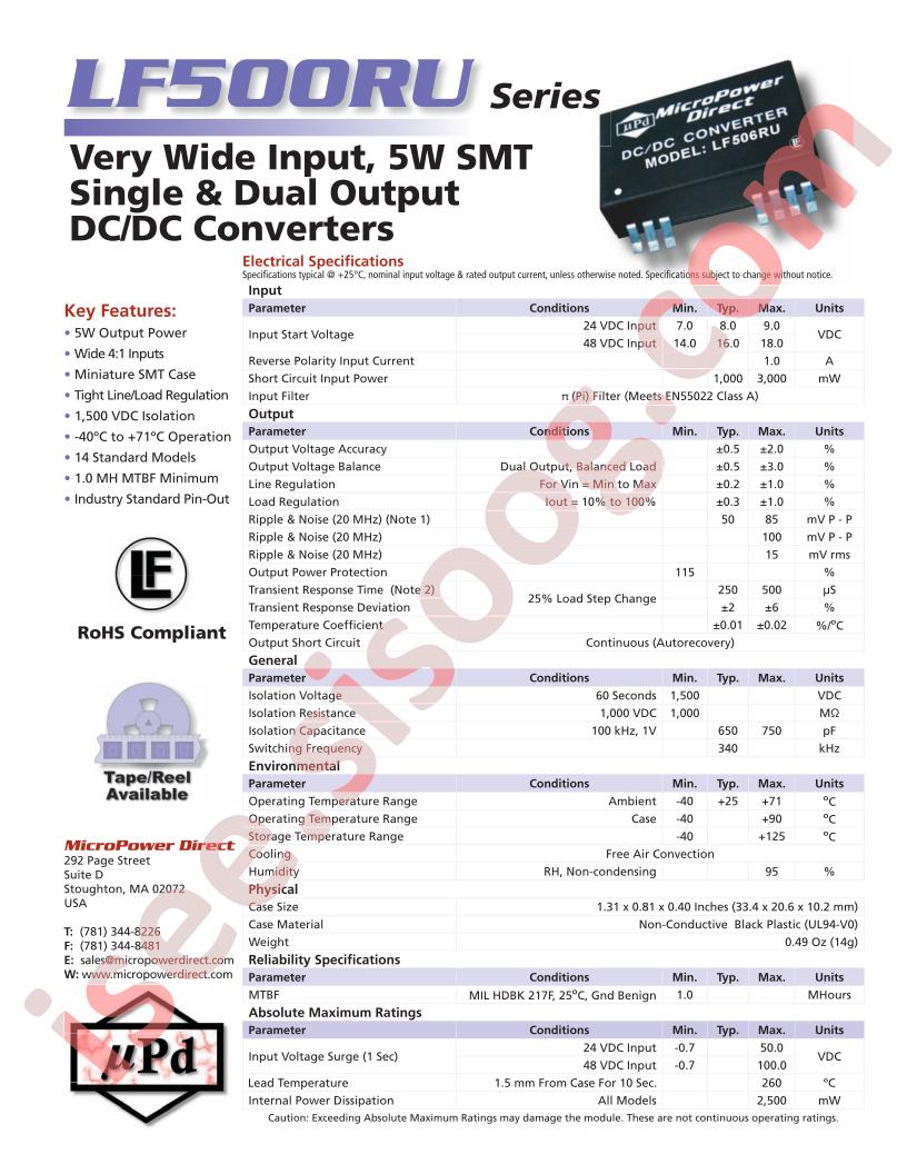 LF501RU