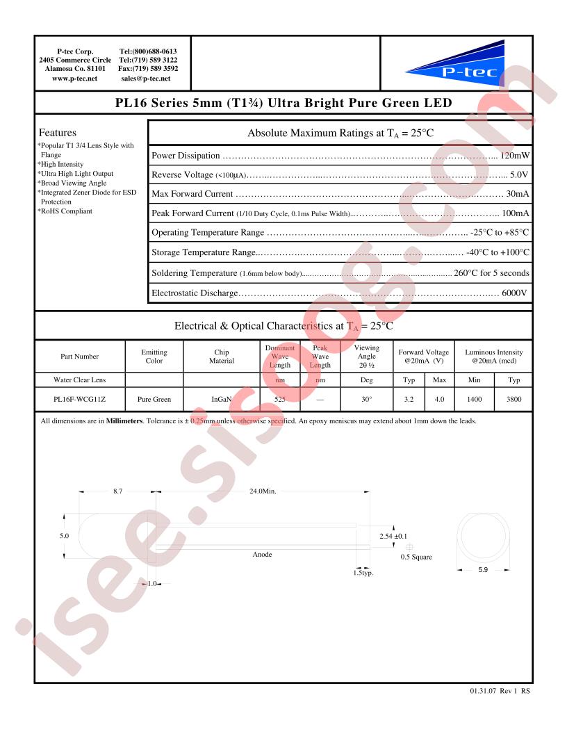 PL16F-WCG11Z