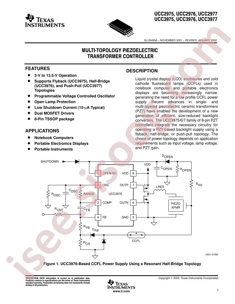 UCC2975PW