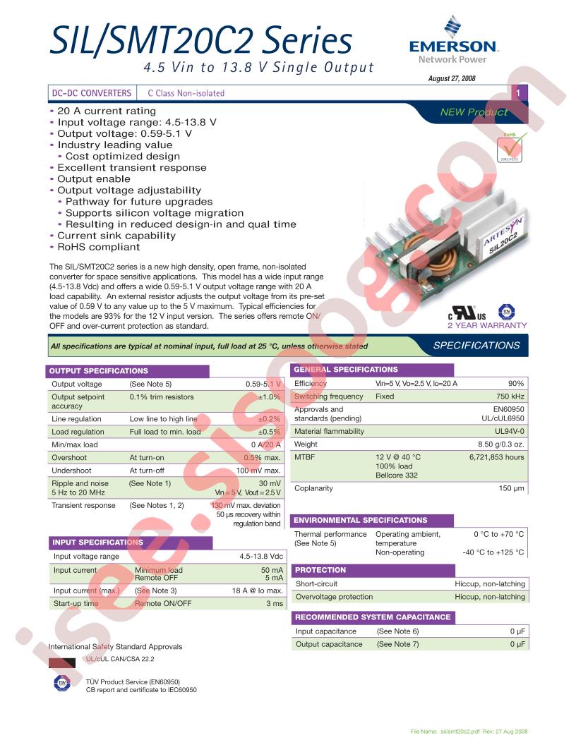 SIL20C2-00SADJ-HJ