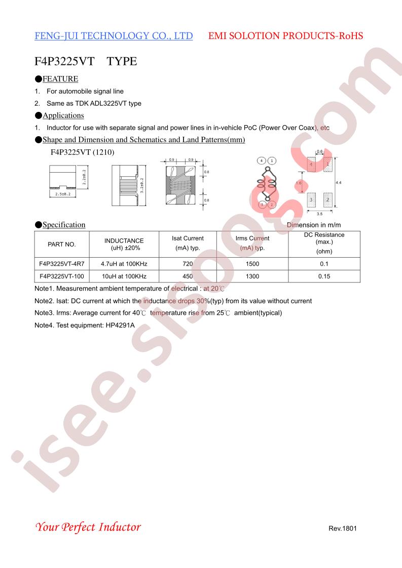 F4P3225VT-100
