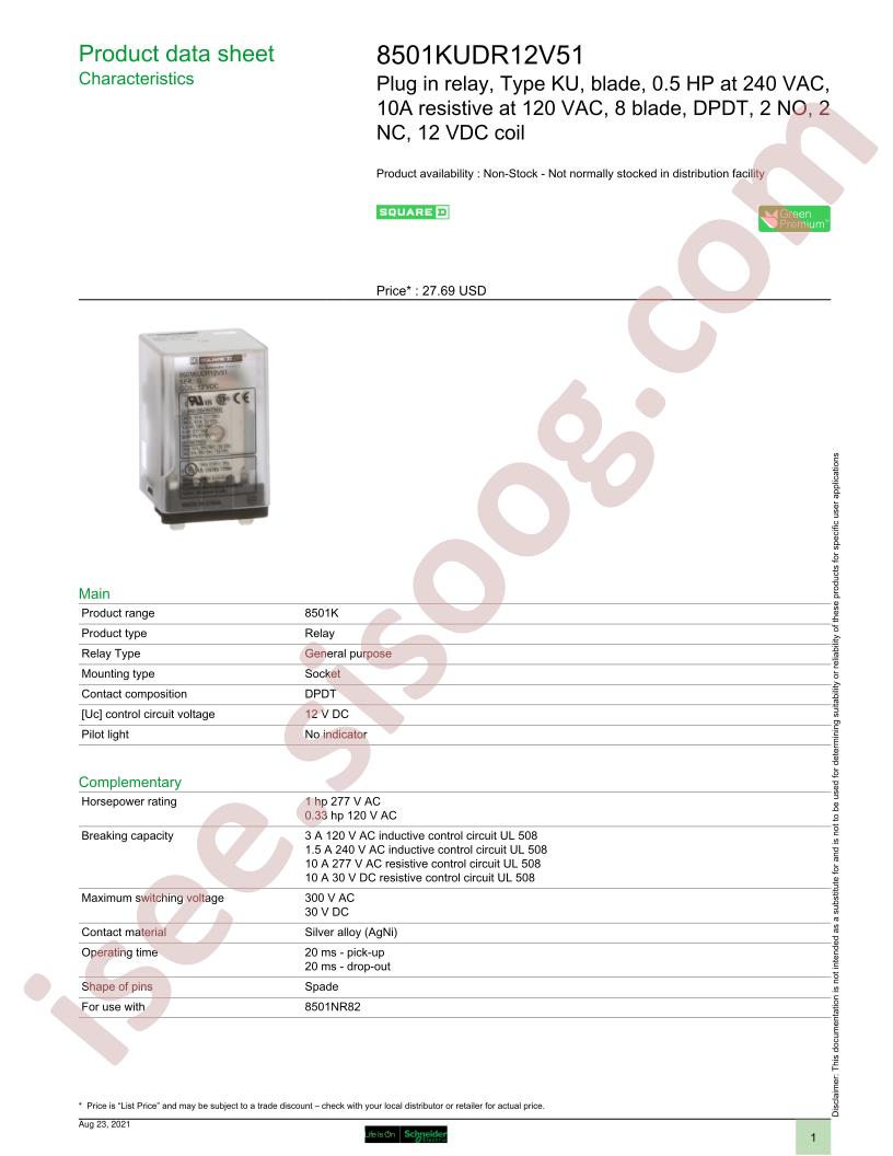 8501KUDR12V51