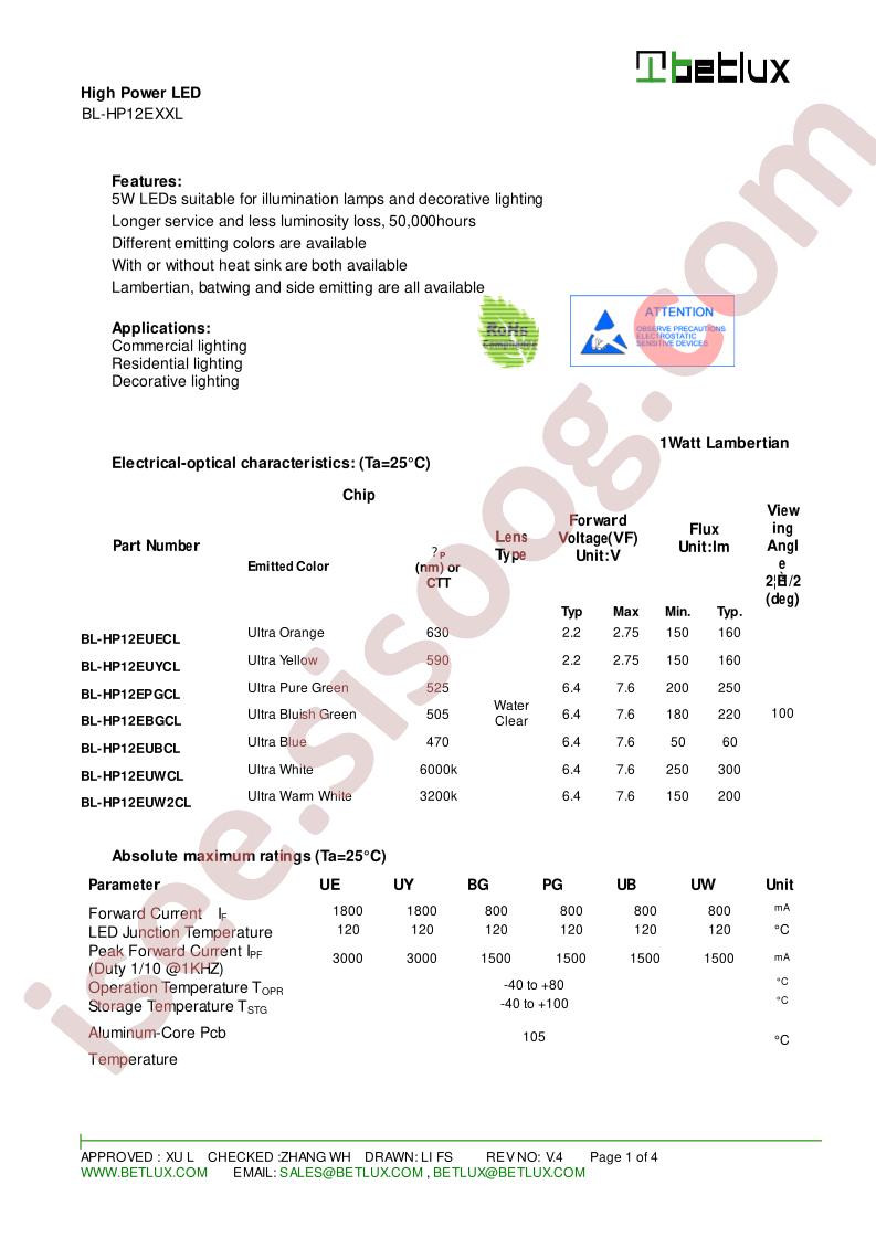 BL-HP12E-5W