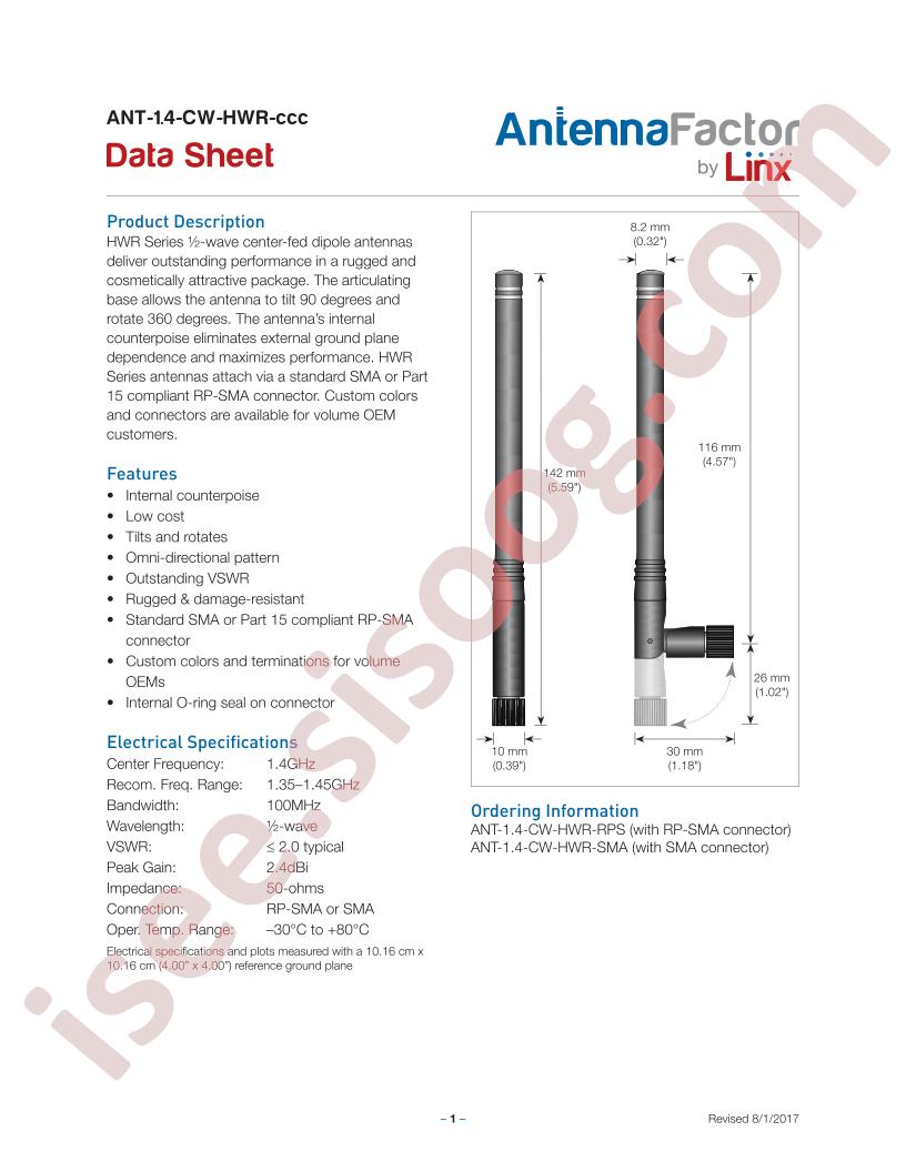 ANT-1.4-CW-HWR